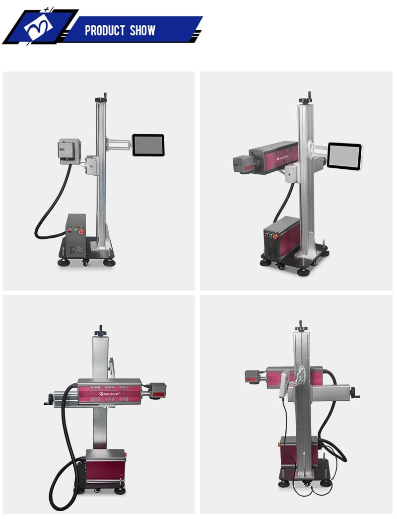 Fly Split CO2 Laser Marking Engraving Machine for Plastic