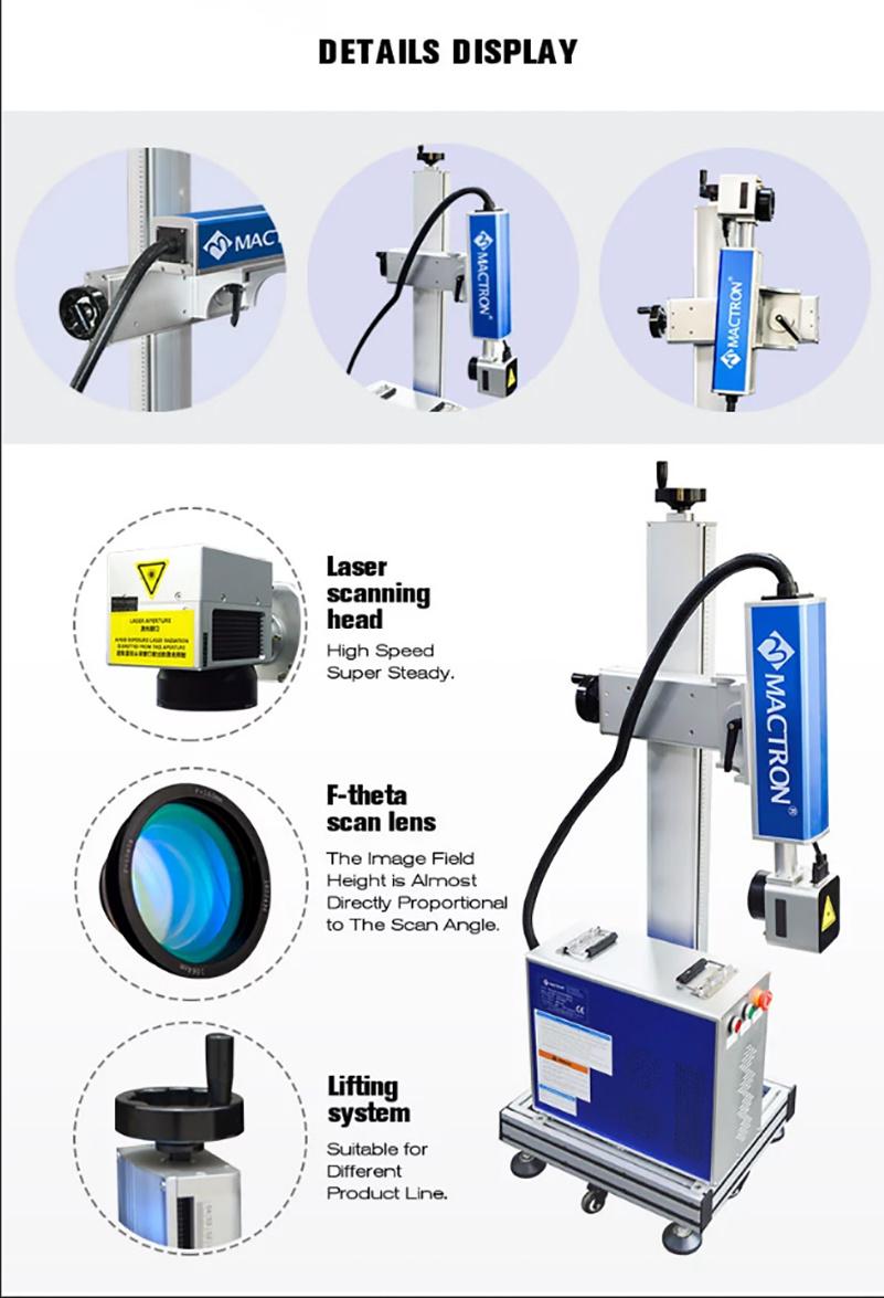 Stainless Steel Aluminum Portable Metal Laser Engraving Machine