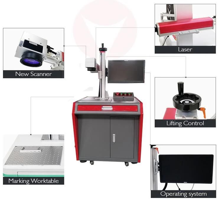 Raycus Desktop Fiber Laser Marking Machine with Computer Price