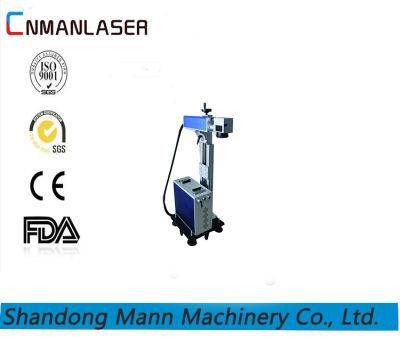 Ezcad Online Fly Fiber Laser Engraving Machine for Metal with LCD Touch Screen