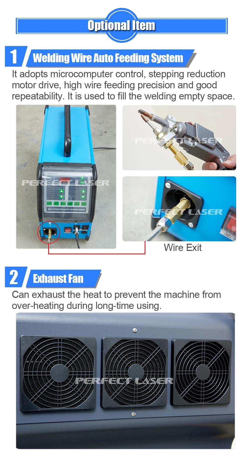 Factory Direct Price of Portable 1000W 3mm Metal Thickness Fiber Laser Welding Machine