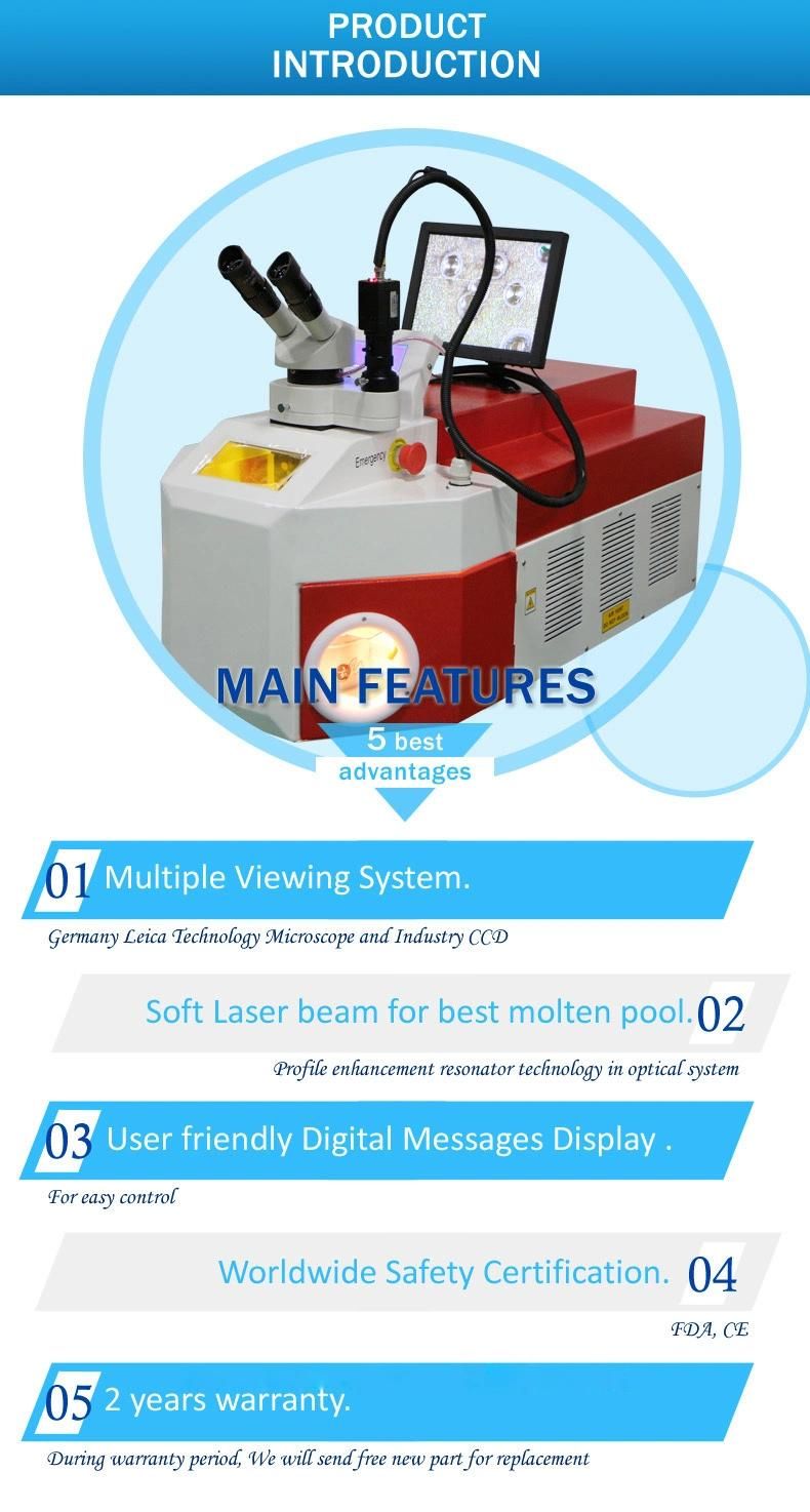 Jewelry Manual Spot Laser Welding Machine
