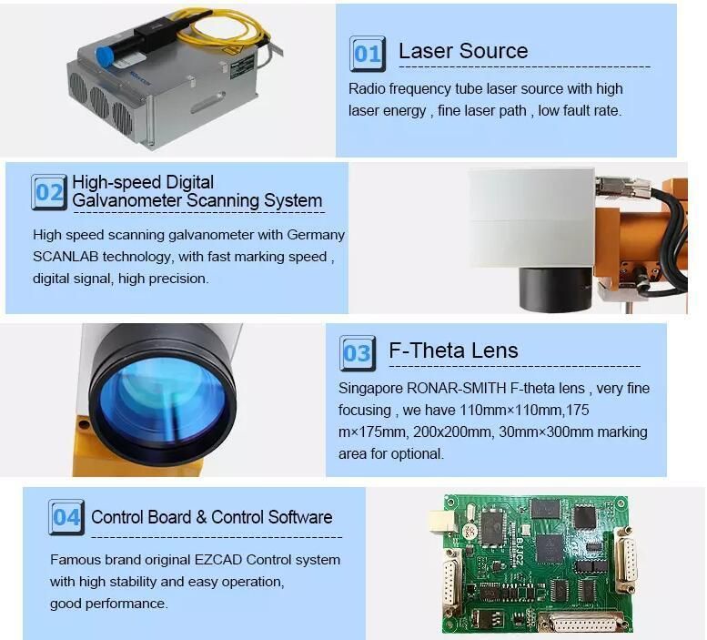 Mobile Watch Phones Parts Marking Machinery / Laser Marking Machines