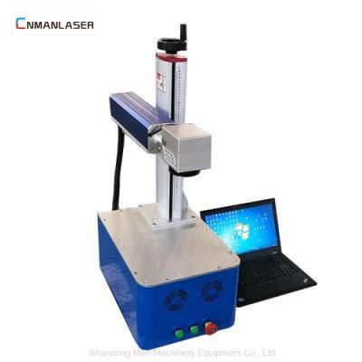 Mini Desktop Fiber Laser Marking Machine for Cable Computer Components