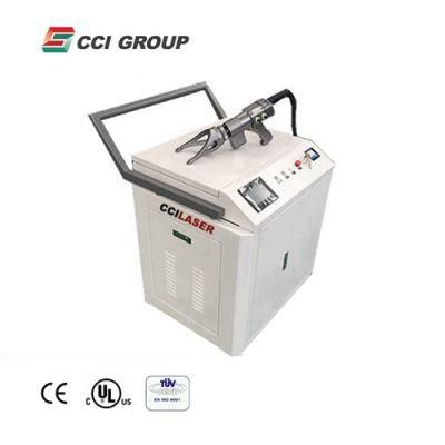 100W Mopa Portable Laser Cleaning Machine for Rust Removal Metal Coating Peeling Oil Remove
