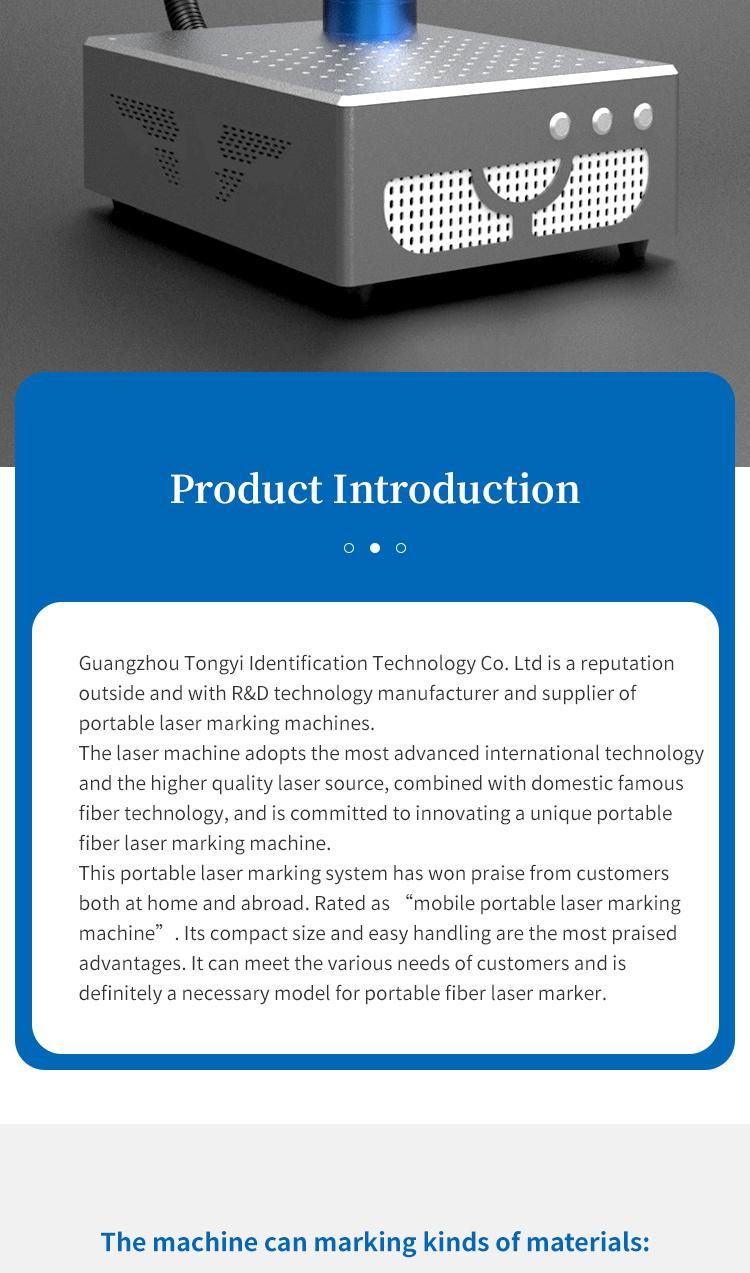 Low Cost Mini Laser Printer Machine for Logo/Code Marking; Gift/Decoration