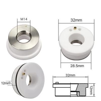 D28/D32 Laser Ceramic Ring for Precitec Laser Nozzle of Laser Cutting Machine Parts Cutter with Head Precitec Raytools