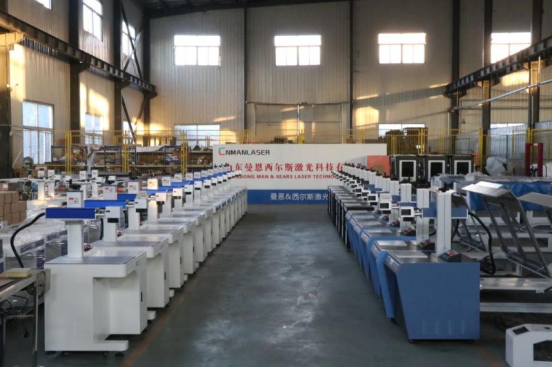 50W Fiber Laser Marking Machine for Carbon Steel/Stainless Steel/Aluminum/Brass