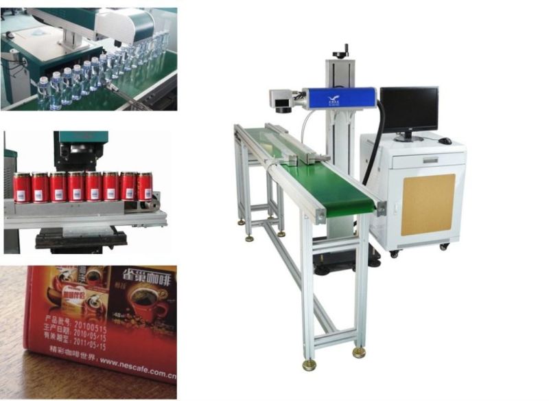Flying Laser Marking Machine on The Fly Laser Jet Marking Machine