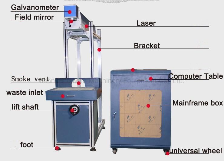 Davi CO2 Laser Marking Machine for Date Printing/Wooden/Wood/Acrylic