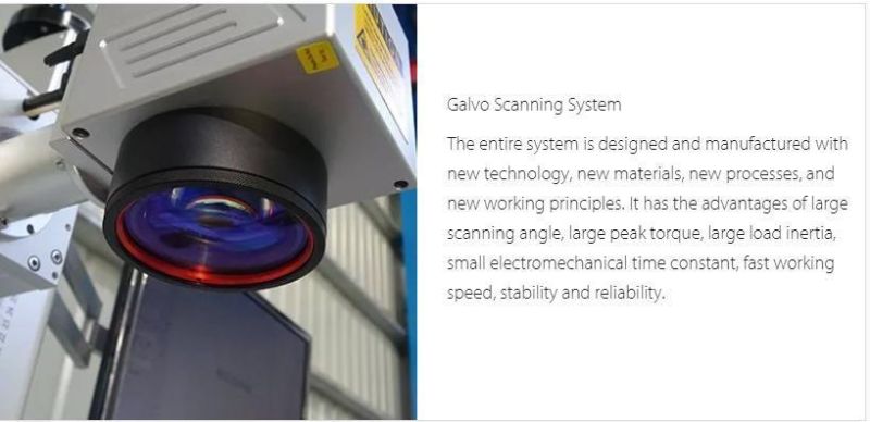 Fiber Laser Marking Machine Logo Printing and Engraving Printer 100W 50W