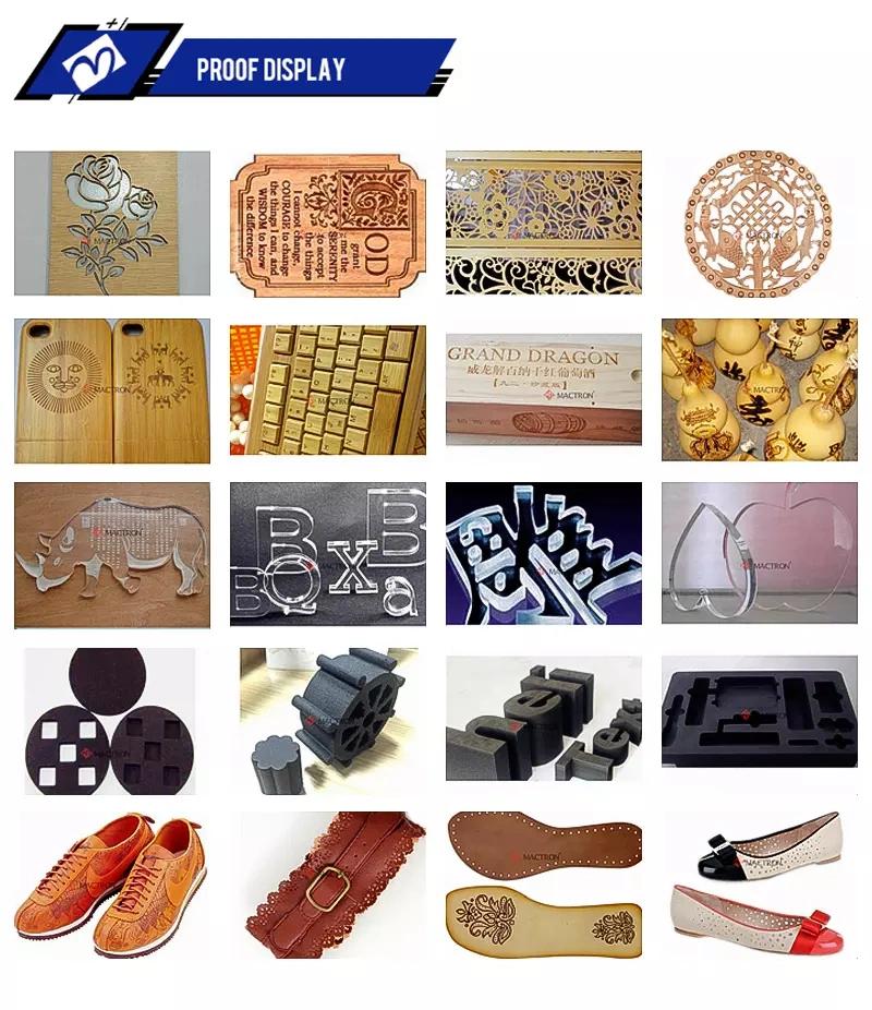 100W Engraving Acrylic Best Price Leather Shoes Laser Cutting Machine
