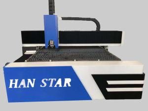 Han Star Ce Standard 3000W/6000W/8000W Single Table Heavy Duty Metal CNC Metal Stainless Steel Aluminum Good Quality Fiber Laser Cutter Machine