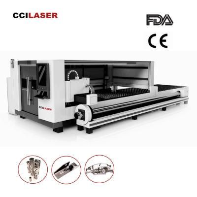 CNC Steel Pipe and Plate Fiber Laser Cutting Machine 6020