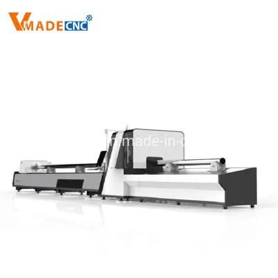 Carbon Steel Pipe 2000W Fiber Laser Tube Cutter Machine