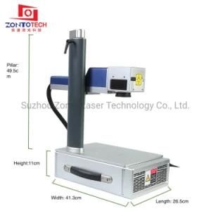 Metal Flange Batch Number Logo Marking by Fiber Laser Printer