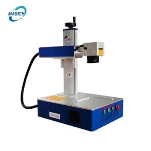 Desktop 50W 100W Fiber Laser Marker / Laser Marking Machines for Acrylic