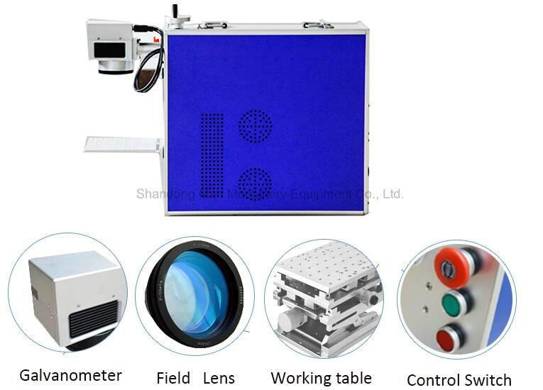 Watches Camera Portable Laser Marking Machine 20W with Raycus Max Sources