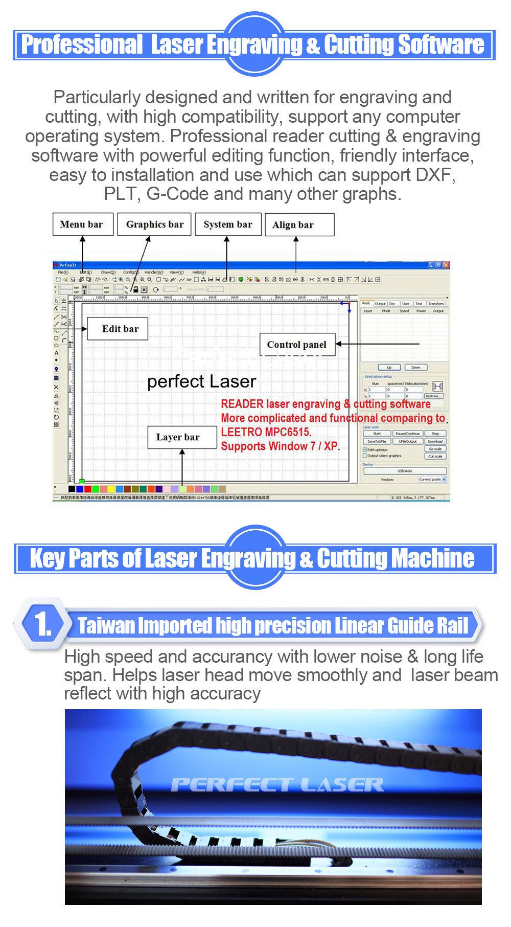 Mini Laser Engraving Machine for PMMA Wood PVC Nonmetals