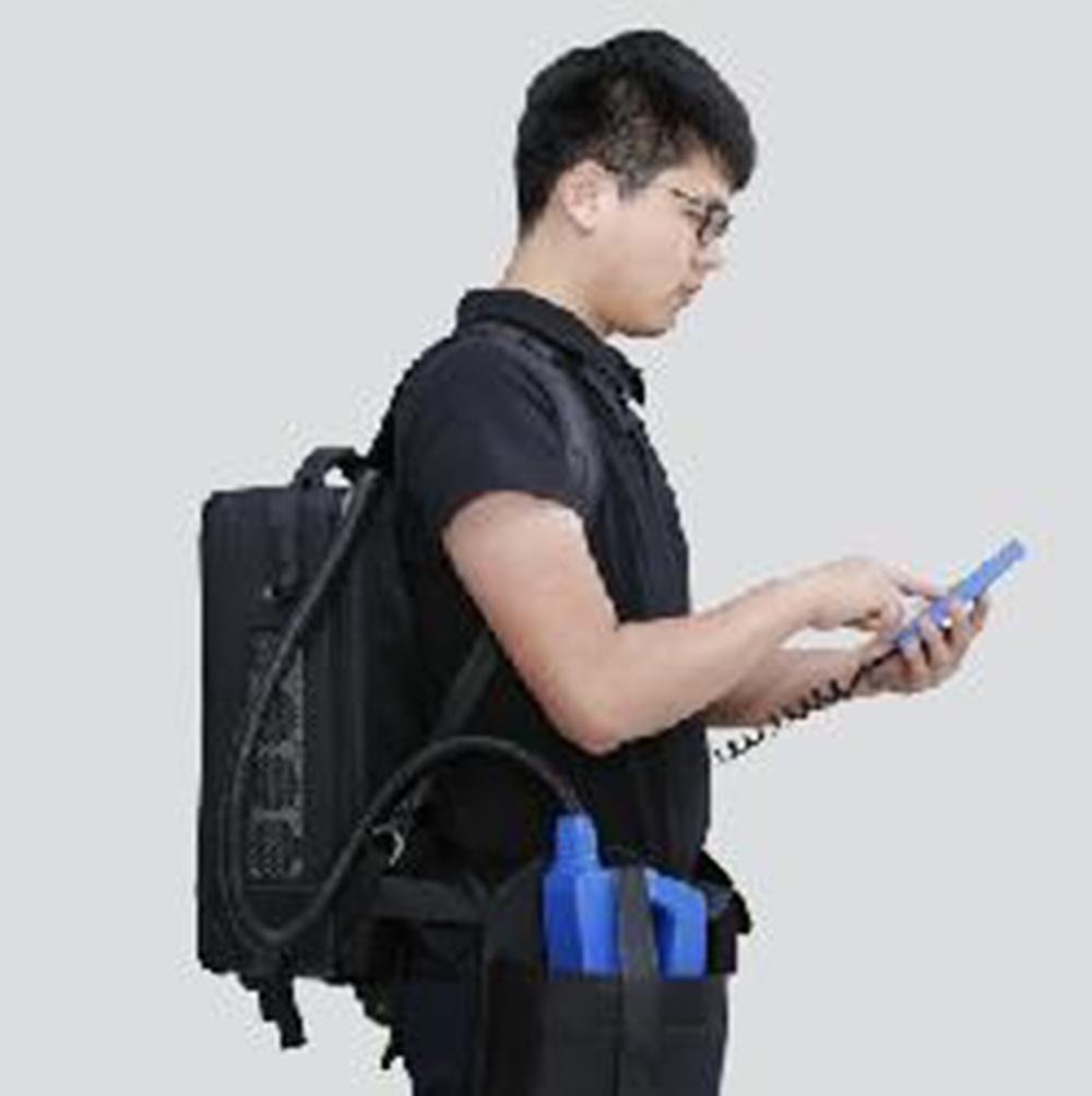 Dapeng 100W Backpack Fiber Laser Cleaning Cleaner Rust Paint Removal Machine