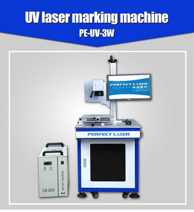 High Performance UV Laser Marker Machine for Plastic Galss