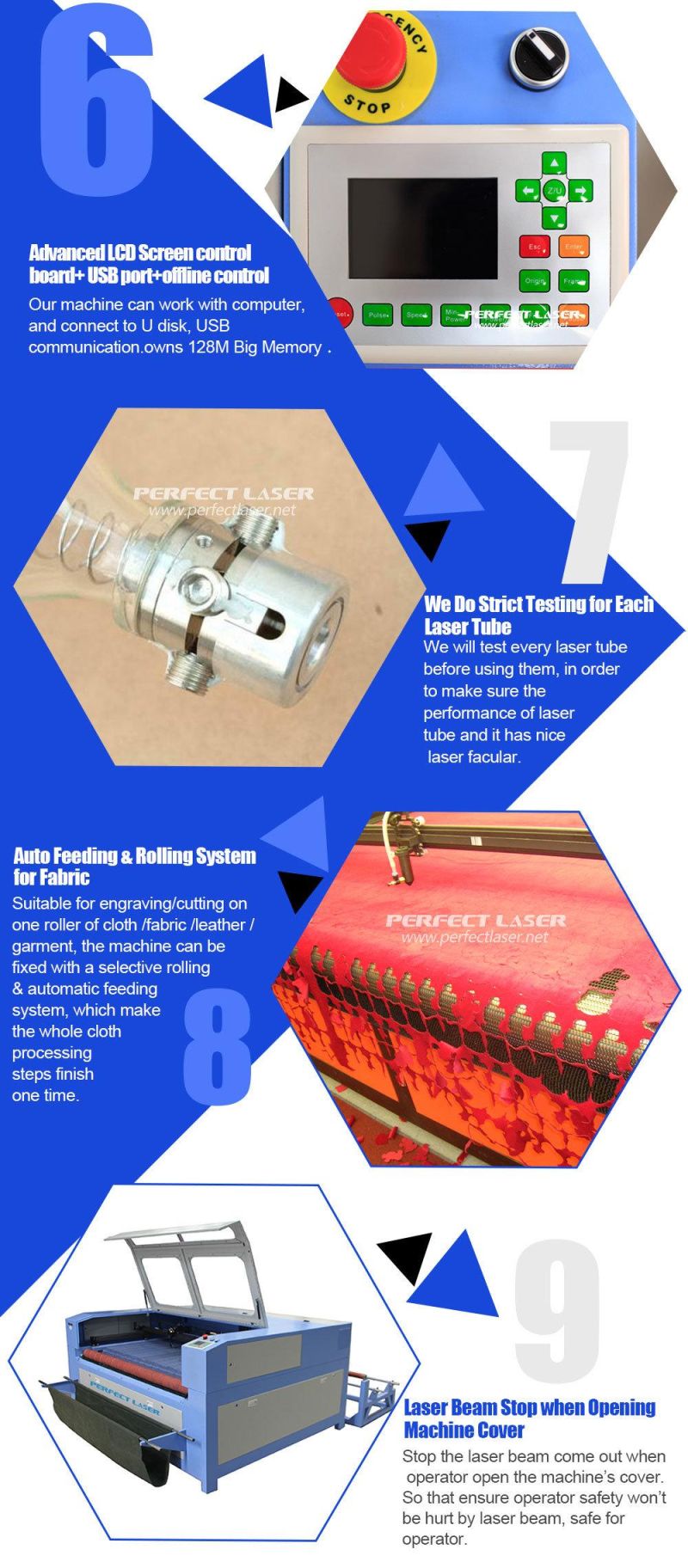 Hot Sale Pedk-160100s New Design CO2 Laser Engraver Laser Engraving Machine