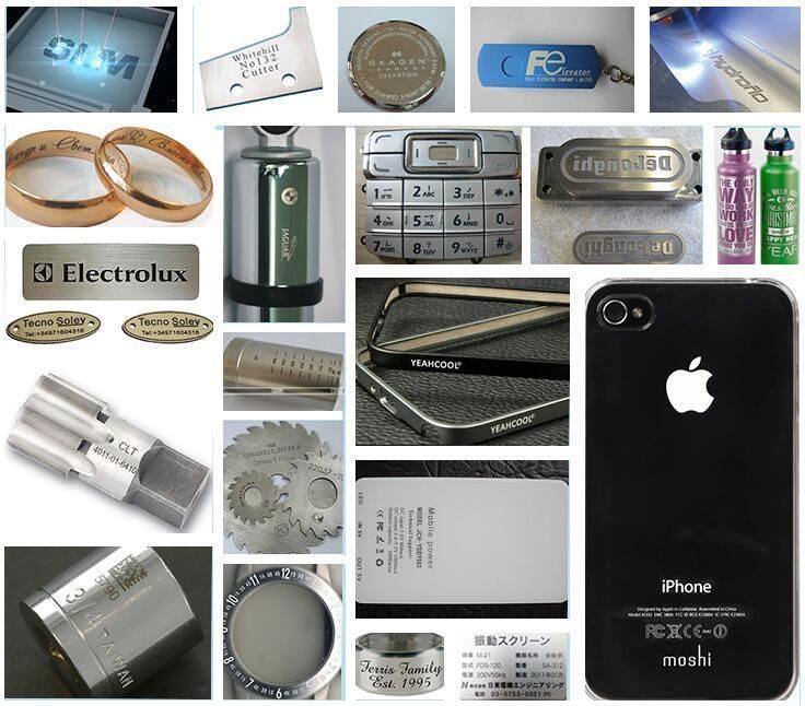 Portable Type 20W 30W Laser Engraving Machine for Metal Plastic Material