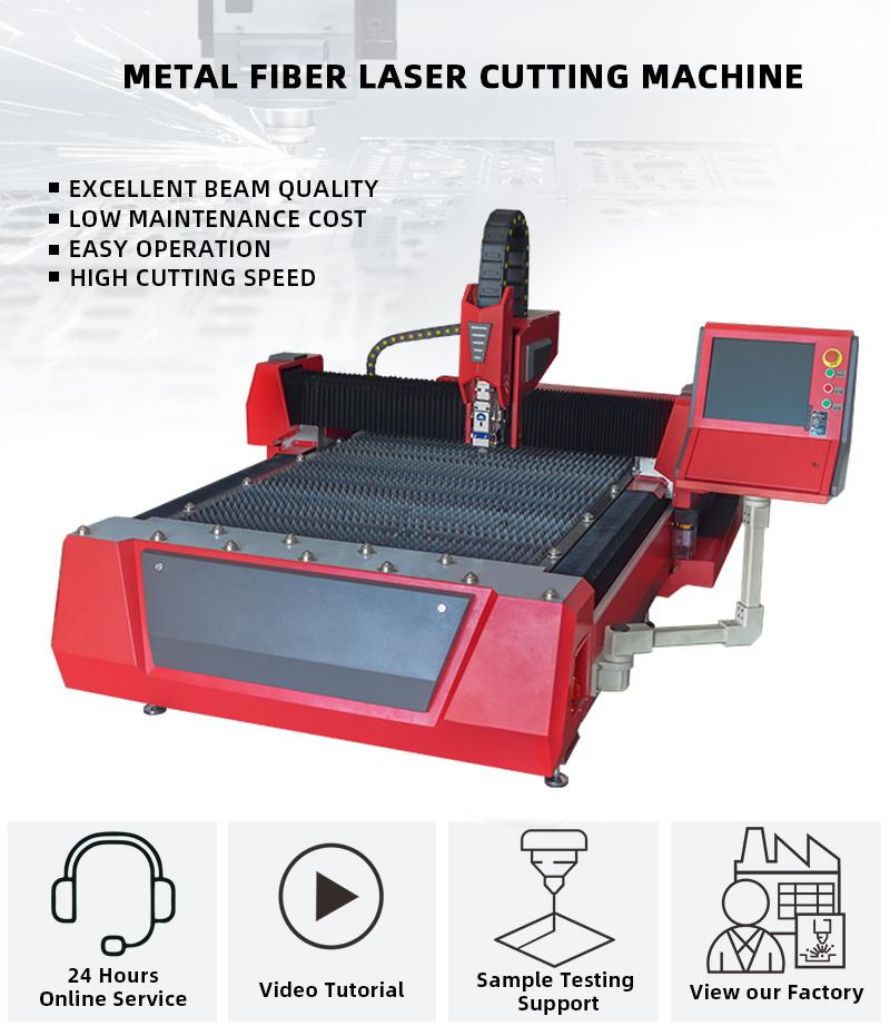 3015 Fiber Laser Cutting Machine 1000W Carbon Fiber Laser Cutting Machine for Sale