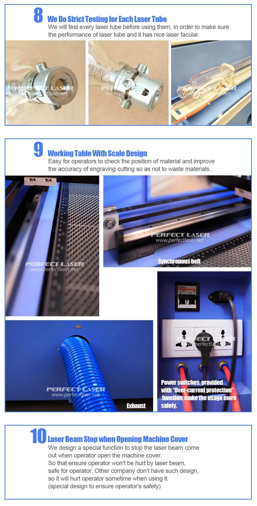 6040 9060 13090 160100 130250 Acrylic Wood CO2 Laser Engraving Cutting Machine