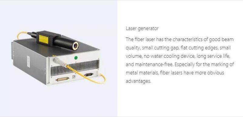 Fiber Laser Marking Machine Logo Printing and Engraving Printer 100W 50W