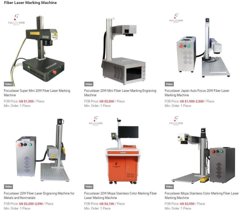 Focuslaser Laser Engraving Marking Cutting Machine