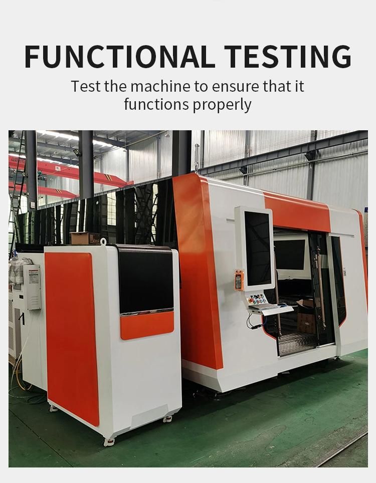 Second Hand Good Environmental Closed Type Aluminum 3000W CNC Fiber Laser Cutting Machine with Processing Range 3000mm*1500mm for Sale