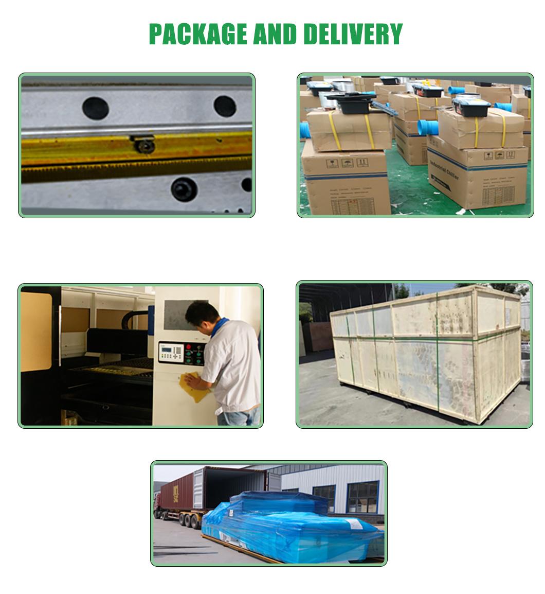 Fiber Laser Cutting Machine 4000W 1000W for Metal Plate Chassis Engraving