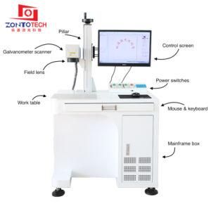 Fiber/CO2/UV Portable CNC 30W 50W Laser Marking Machine Equipment/Logo Printing Machine for Metal/Jewelry/Plastic/Copper/Wood/Gold with CE Pdf