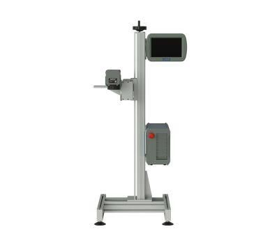 High Power 20W Flying Fiber Laser Machine Marking on Metal/Steel /Aluminum Pipe Laser Printer