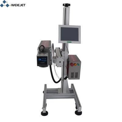 30W/50W CO2 on-Line Flying Laser Marking Machine&/Engraving/Cutting Machine for Wood/Food/Water Bottles Printer