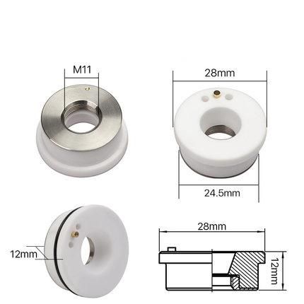 Wsx Worthing Nc30 Cutting Head Original Focusing Lens for Fiber Laser Cutting Machine Parts II VI Infrared Znse with 125mm Collimating Lens Barrel 100mm