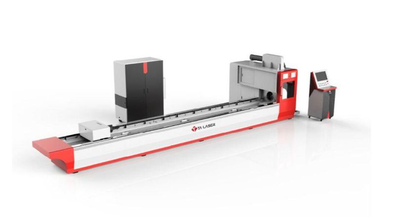 CNC Metal Fiber Laser Tube Pipe Cutting Machine