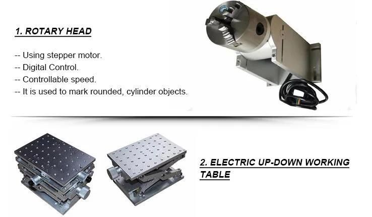 Fiber Laser Marking Machine for Numbers Ring Logo Automotive Parts