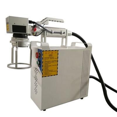 30W 50W 60W Jpt Max Raycus Coating Paint Fiber Laser Marking Machine Marking While on Metal