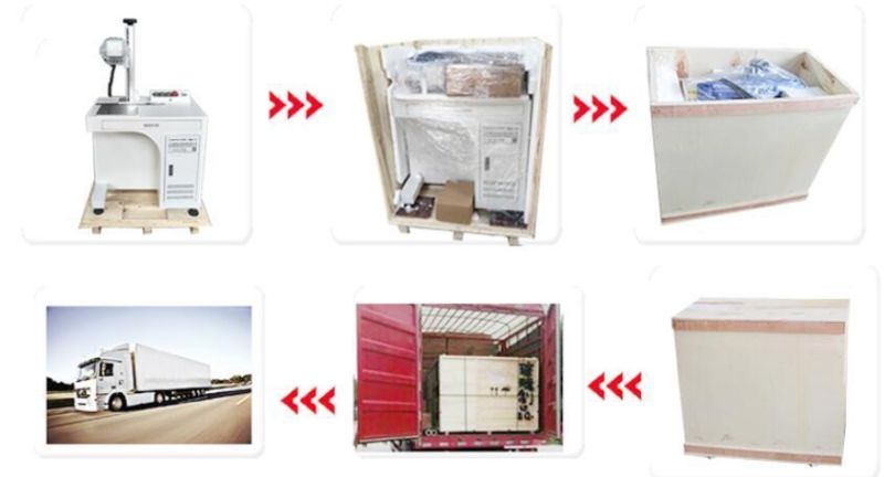 CNC 30W CO2 Wood Paper Package Box No-Metal Laser Marking Machine