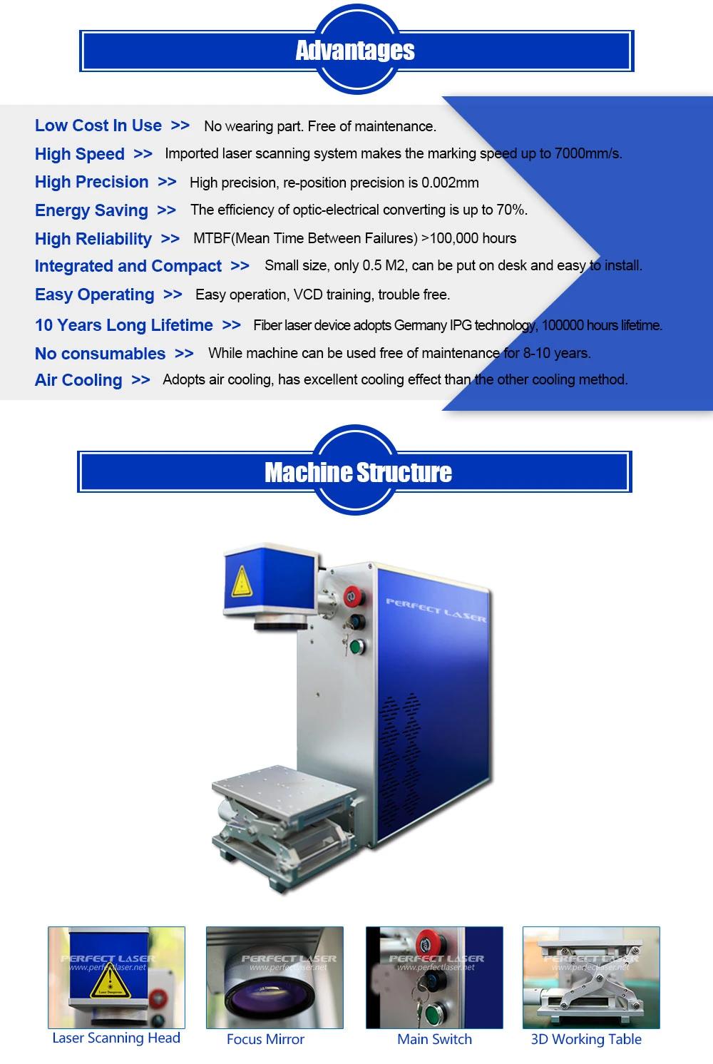 Graphic Surface Nameplate Steel Laser Equipment