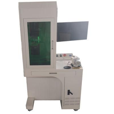 Metal Logo Cabinet Desktop Laser 20W 30W 50 Watt Fiber Laser Marking Machine with Computer