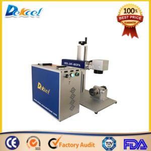 Portable Mopa Fiber Laser Marking Machine Marking on Metal Stainless Steel