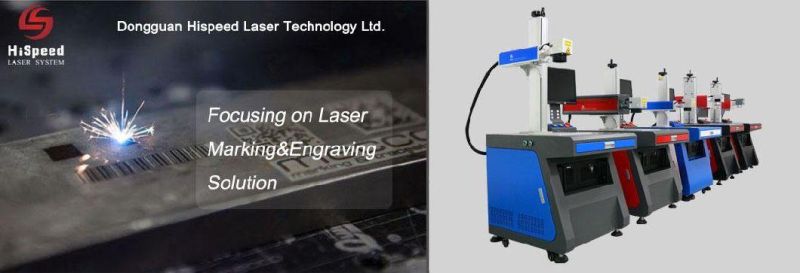 Hispeed Compact Fiber Laser Marking Engraving Machine for Metal/Plastic/Rubber/PVC
