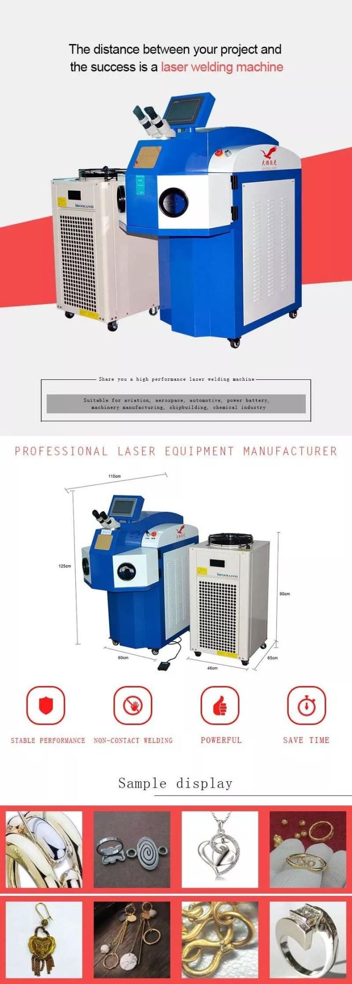 Laser Welding Machine Mold Aluminum Alloy Welding Equipmentjewelry Laser Spot Welding Machine Automatic Welding