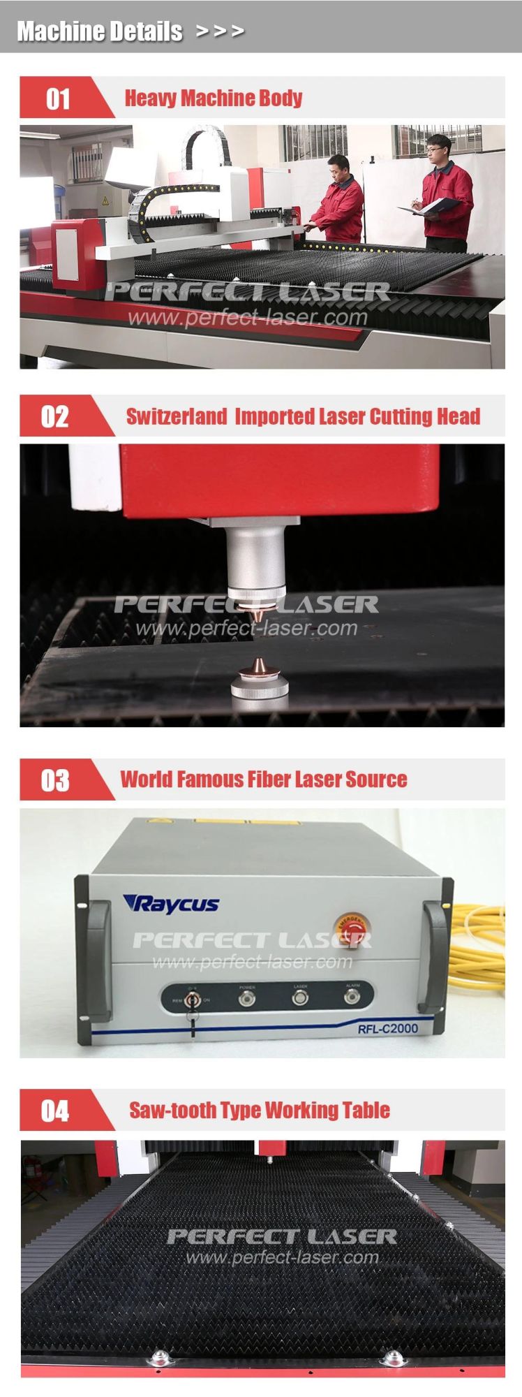 1000W 1500W High-Speed Fiber Metal Sheet Laser Cutting System Machine