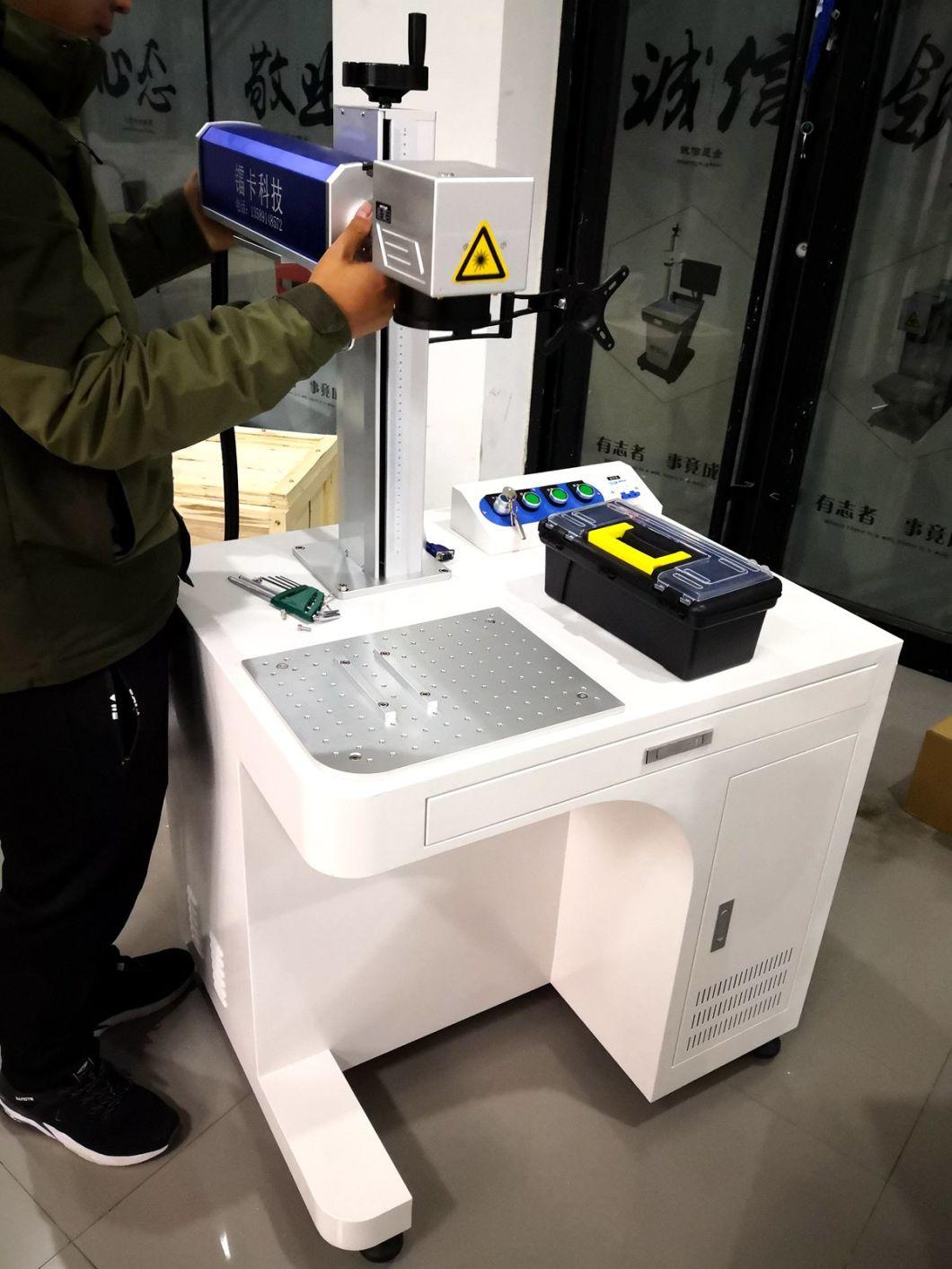 Jpt Mopa 20W 30W 60W Jpt M7 Mopa Fiber Color Laser Marking Engraving Machine on Stainless Steel