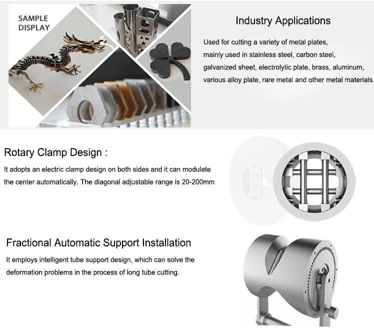 High Precision Fiber Laser Cutting and Engraving Machine for Metal