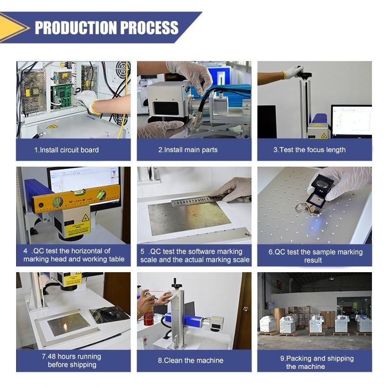 Mini Fiber Integrated Circuits Laser Marking Machine